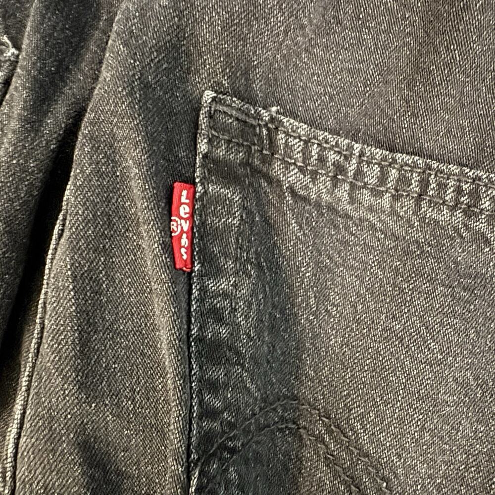 Levi's Baggy Dad Mid Rise Straight Leg Tapered Paperbag Waist Snap Zip Fly READ - Picture 6 of 12